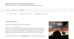 Desktop Screenshot of behaviorismandmentalhealth.com