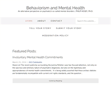 Tablet Screenshot of behaviorismandmentalhealth.com